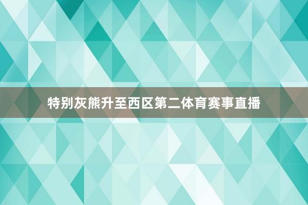 特别灰熊升至西区第二体育赛事直播